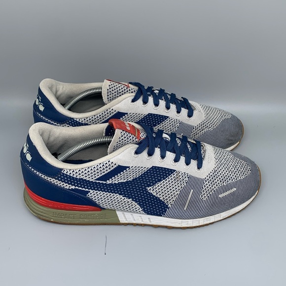 Diadora Titan Weave Grey Running Shoes Men's Sz 11 EU45